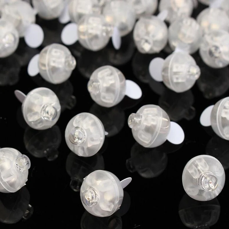 10pcs Round RGB Flash Ball Lamps LED Balloon Lights Mini Put in paper Lantern diy lighting accessories | Лампы и освещение