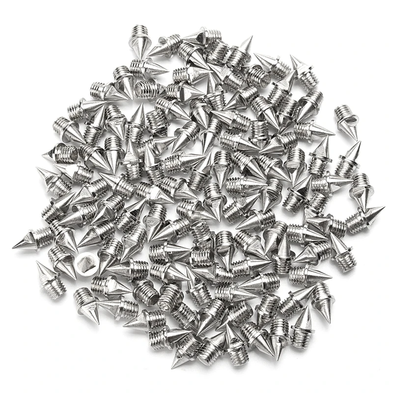 

New 120Pcs Spikes Studs Cone Footful Replacement Shoes Spikes for Sports Running Track Shoes Trainers Screwback Gripper 7MM
