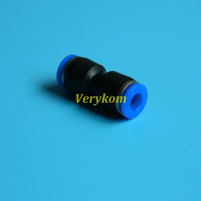 Verykomпневматическая пластиковая прямая трубка 8 мм для шланга одним касанием с