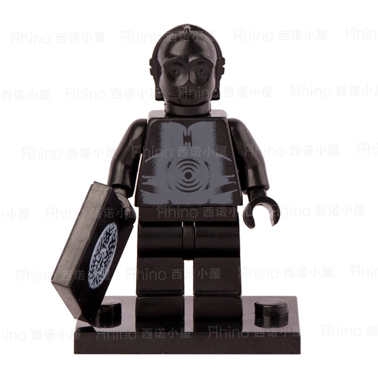 Одиночная продажа Звездные Войны Изгой Один Черный C 3PO с картой робот R2D2 BB8 люк