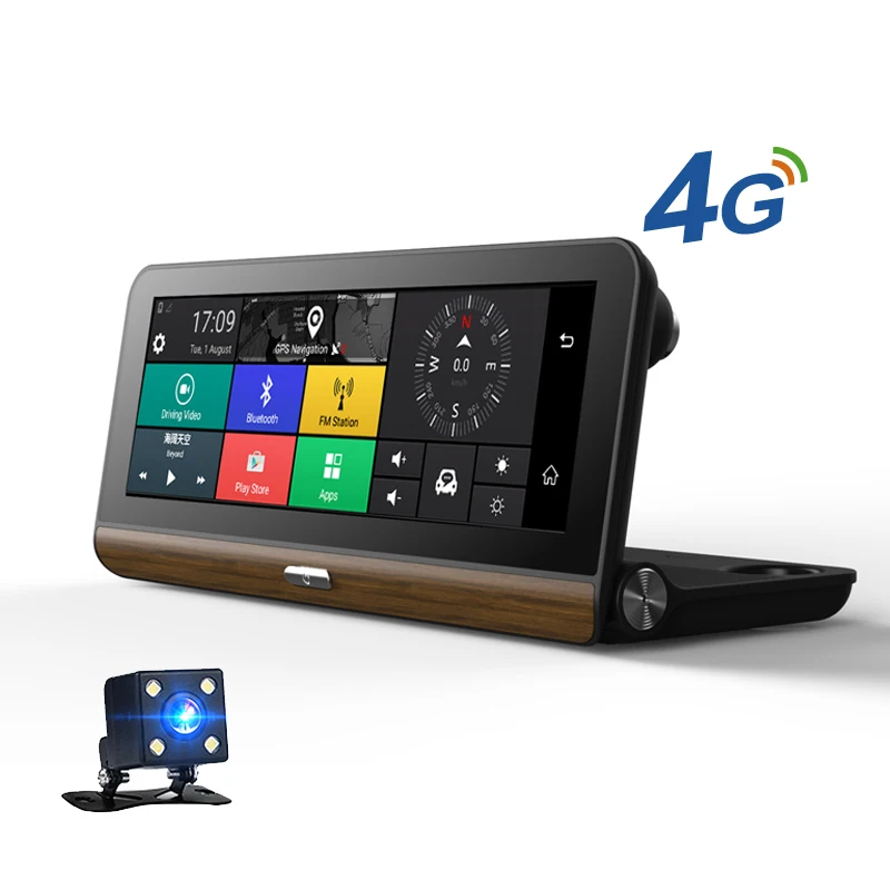 7 80 дюймов видеорегистратор 4G с поддержкой Android 5 1 gps навигатор регистратор видео