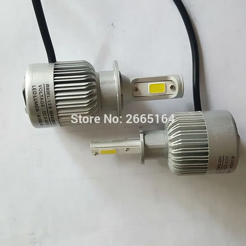 6000K 12V H1 H3 H4 H7 H8 H9 H11 H13 H27 881 9004 9005 9006 9007 светодиодный автомобильный головной