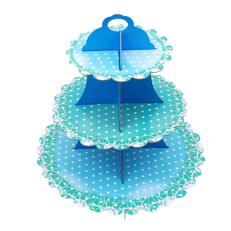 3 слойный бумажный круглый стаканчик для торта подставка чашки держатель свадьбы