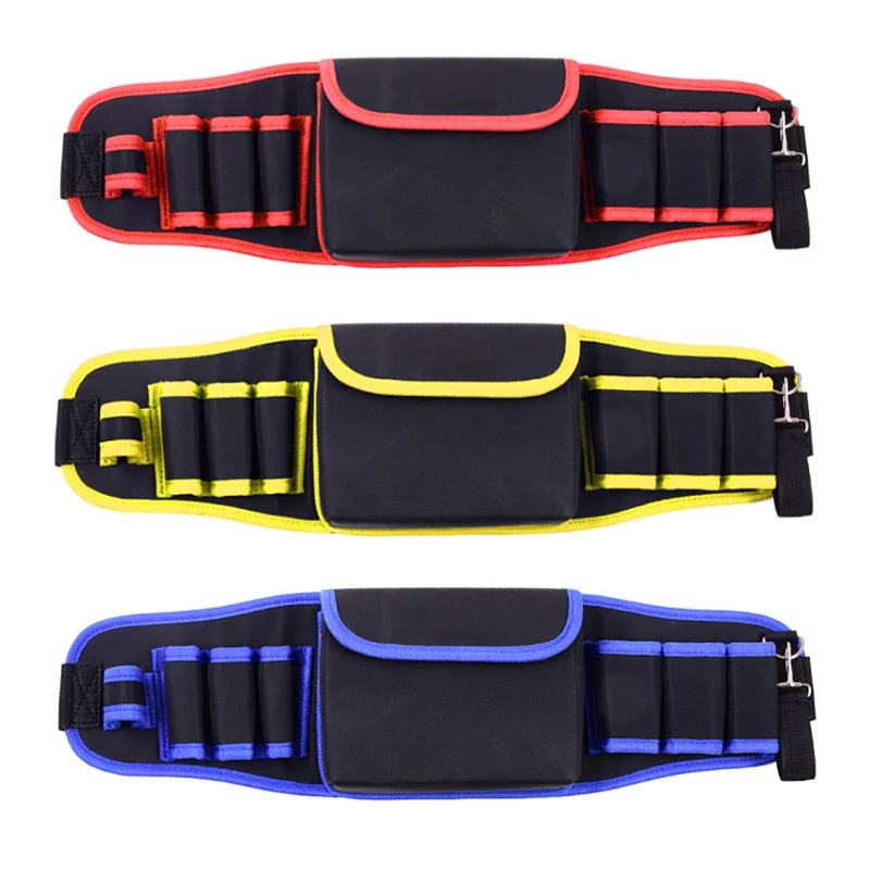 

Multi-pocket Handyman Tool Belts Electrician Waist Bags Construction Working Electrician Tools Belt Waist Pocket Case Hot