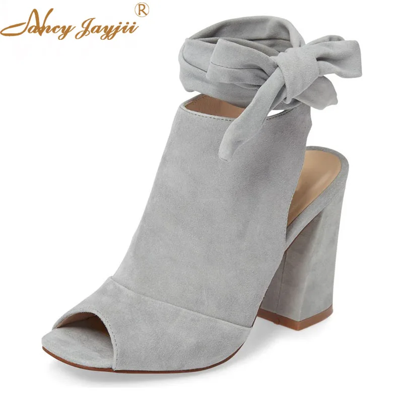 

Nancyjayjii 2019 Spring Women Newest High Heels Elastic band Dress&Party&Evening Sandals Woman Non-Leather Shoes,Large Size 4-16