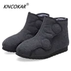 Высокая помощь до и после расширения можно регулировать тканевые туфли Диабетическая пронация деформации толстой стопы обувь для отца