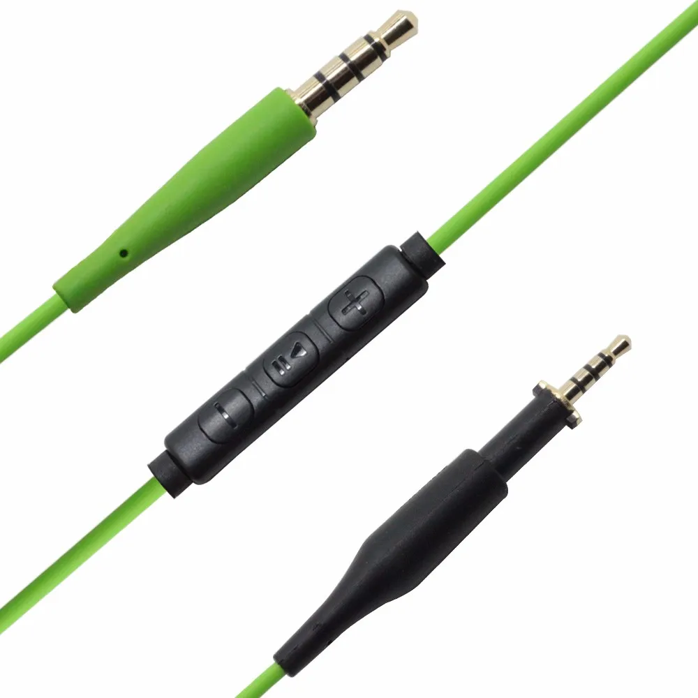 K450 Замена аудио кабель для AKG K450 K451 K480 Q460 наушники провода с микрофоном Регулятор громкости для iPhone samsung Android