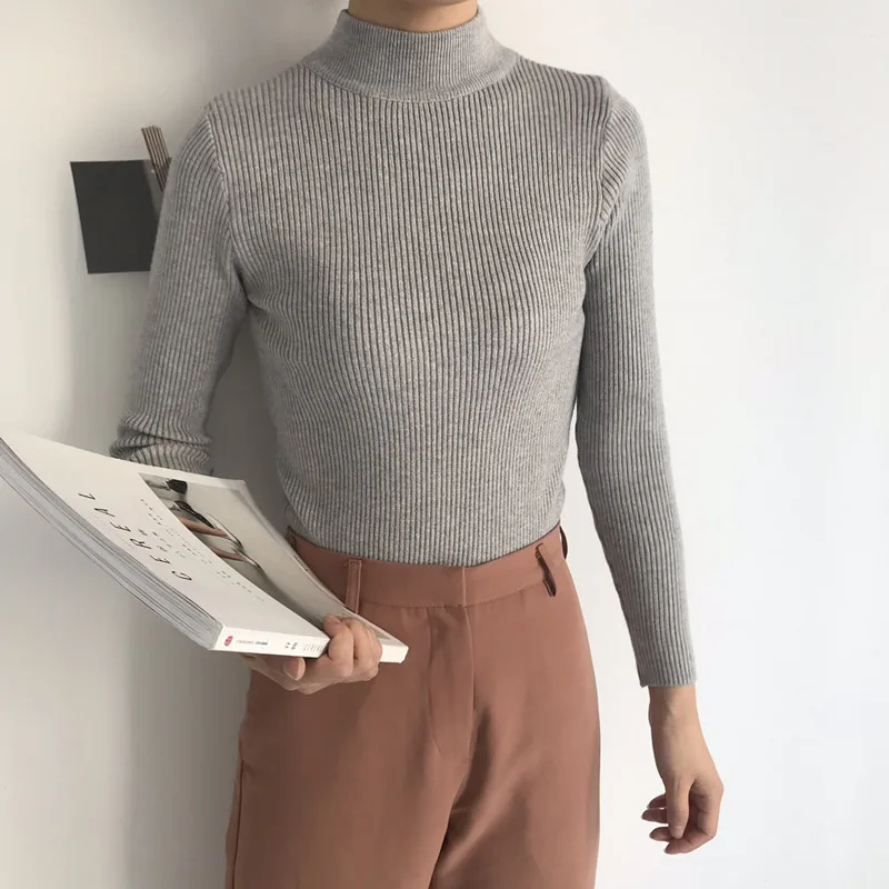 TAJIYANE High Quality Women Sweater New Turtleneck Pullover Winter Tops Solid Cashmere Autumn Female Hot LD204 | Женская одежда