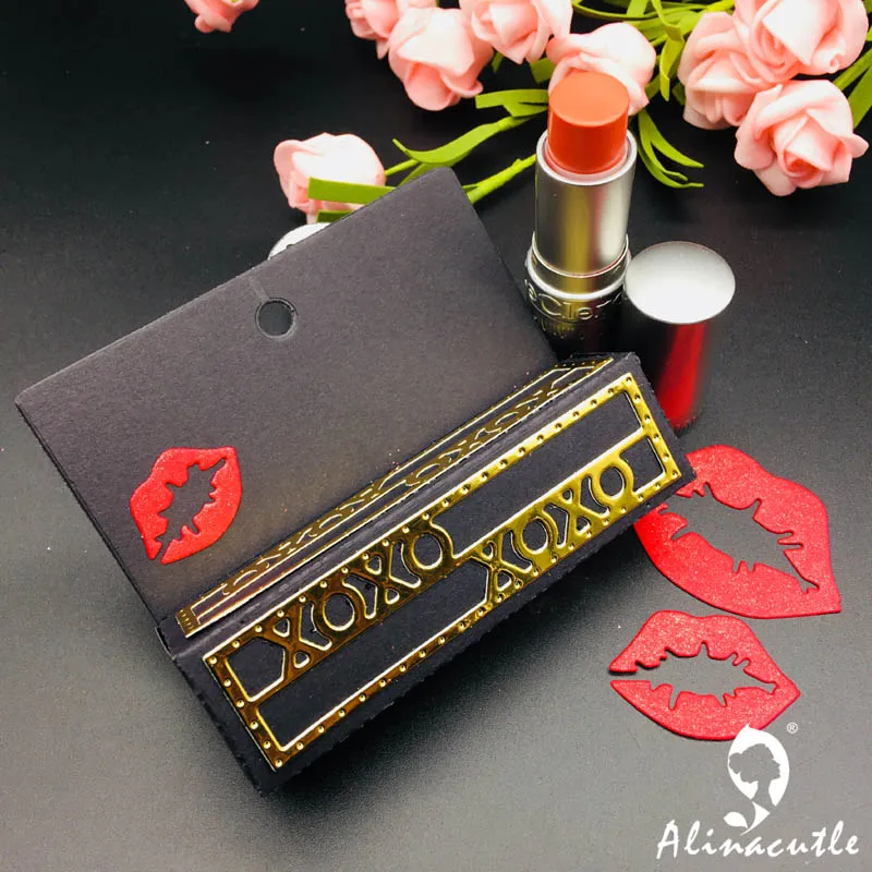 Штампованная металлическая помада королева xoxo чехол Alinacraft альбом для