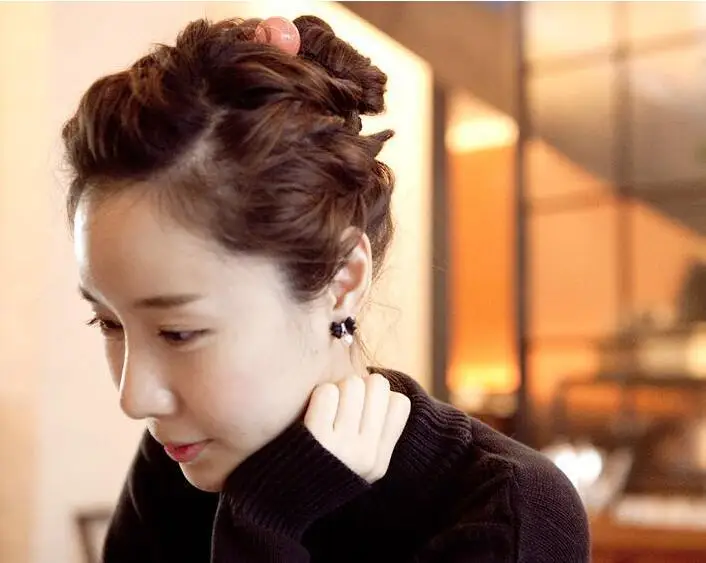 Корейская версия небольших модных ювелирных изделий разноцветные жемчужные