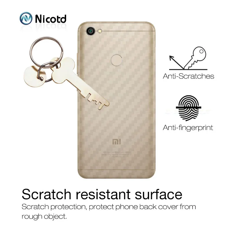 Nicotd углеродное волокно 3D мягкая пленка для Xiaomi Redmi note 5 pro plus прозрачная защитная