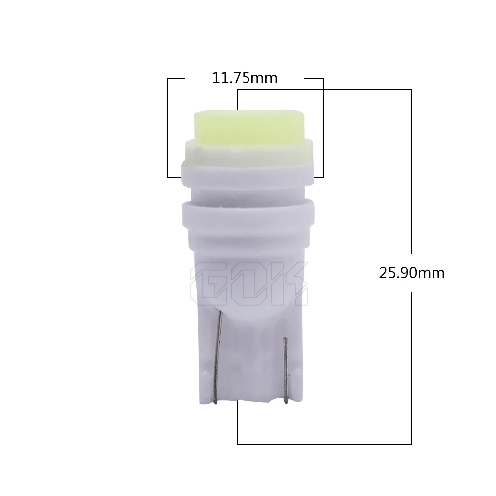 100 шт. Автомобильный светодиодный t10 3 smd СВЕТОДИОДНЫЙ led w5w T10 керамический базовый