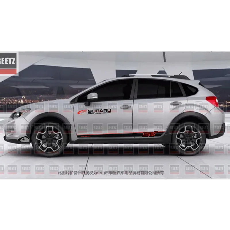 Автостайлинг TAIYAO Спортивная Автомобильная наклейка для 2016-2018 Subaru XV Mark Levinson