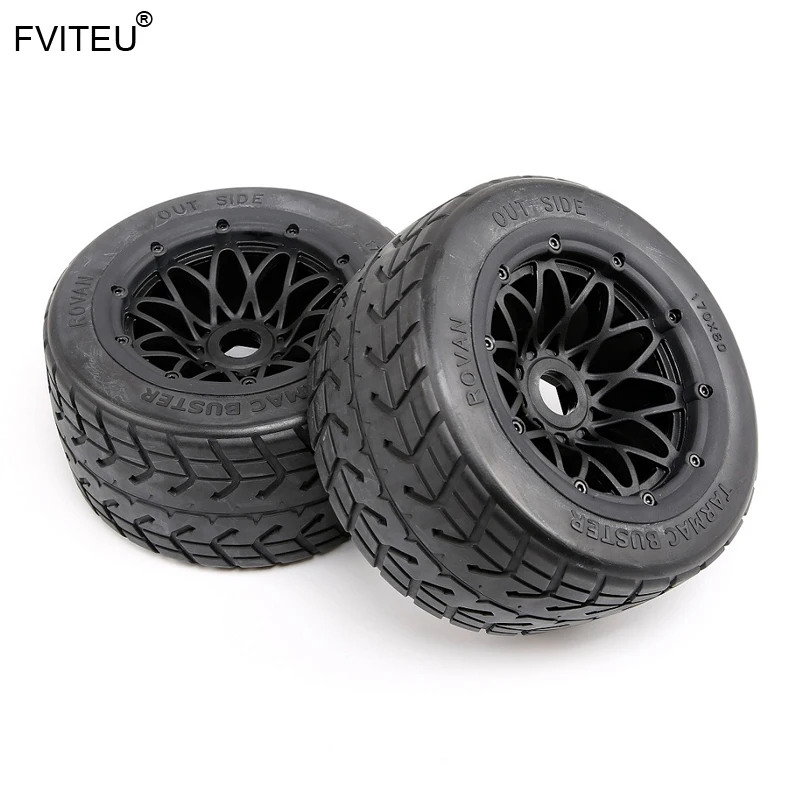 Утолщенные шины для дорожных колес fvieu Tarmac Buster (задние) 1/5 HPI Baja 5B ss Rovan King Motor|Детали