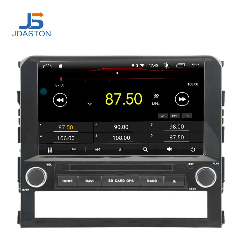 JDASTON Android 10 автомобильный DVD-плеер для TOYOTA LC200 LAND CRUISER 2016 2017 2018 2 Din радиоприемник