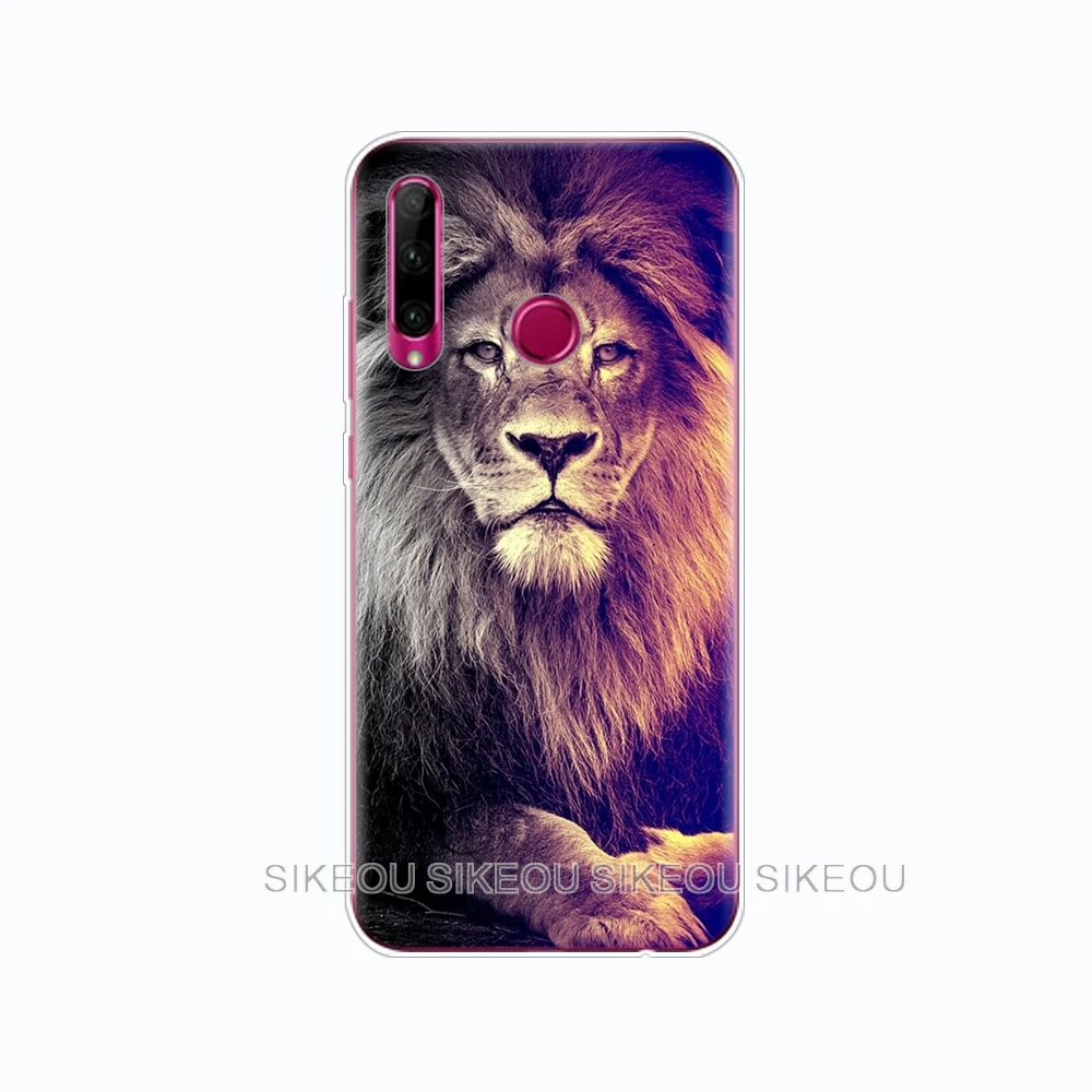 10110 Honor 10i силиконовый чехол ТПУ задняя крышка чехол для телефона huawei Honor 10i чехол HRY-LX1T 10 i 6,21 дюймов Волк тигр, Лев, Леопард медведь - Цвет: 10110