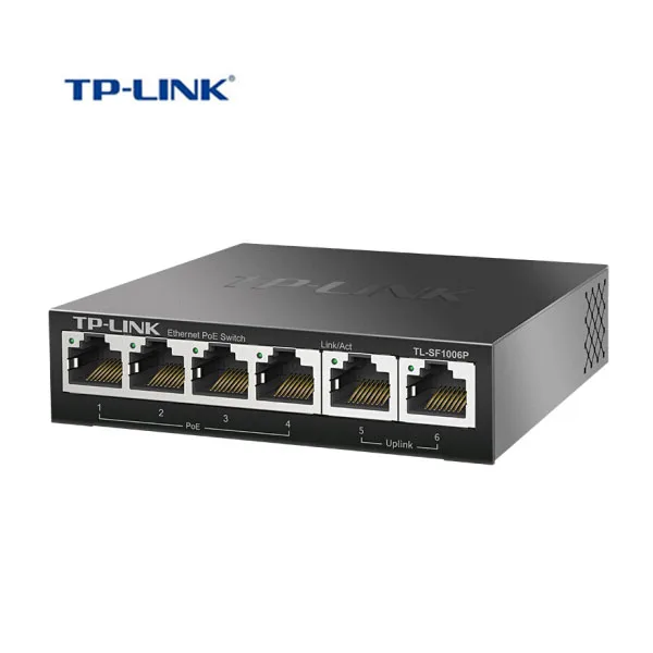 TP Link 6 портовый быстродействующий Ethernet коммутатор с питанием по стальной