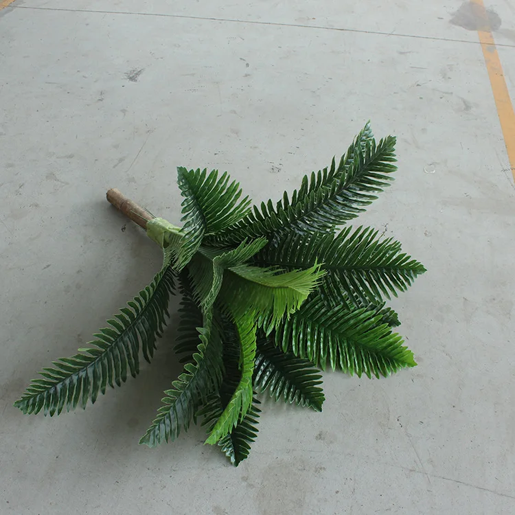 Искусственные растения 70 см Подсолнух папоротник листья cycad бонсай мини дерево