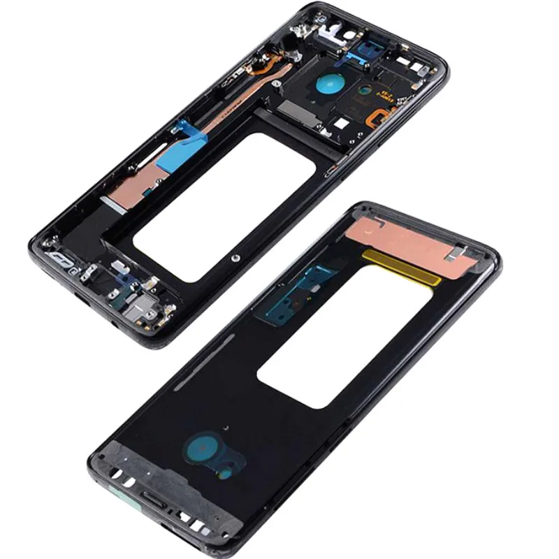 Для Samsung Galaxy S9 G960F + Plus G965F средняя рамка Корпус Передняя корпуса с боковыми