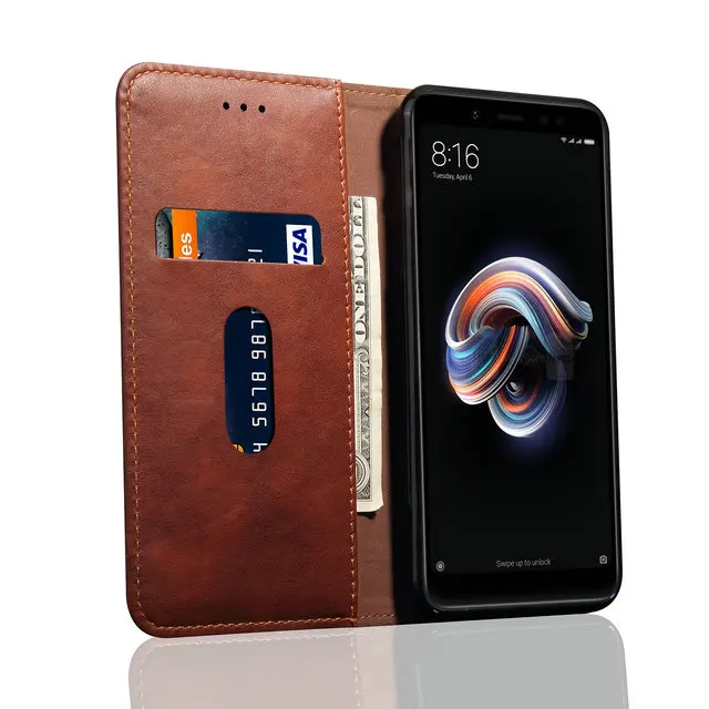 Чехол-кошелек для Redmi Note 5, чехол-книжка для Xiaomi Redmi Note 5 Pro Prime, кожаный чехол-книжка в стиле ретро для Xiaomi Redmi Note5 Pro, чехол 5Pro