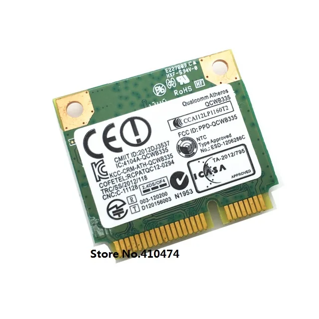 Wi-Fi BT для Bluetooth совместимая 3 0 QCWB335 802.11n 05GC5 беспроводная карта Dell Inspiron 15-3542 150 Мбит/с