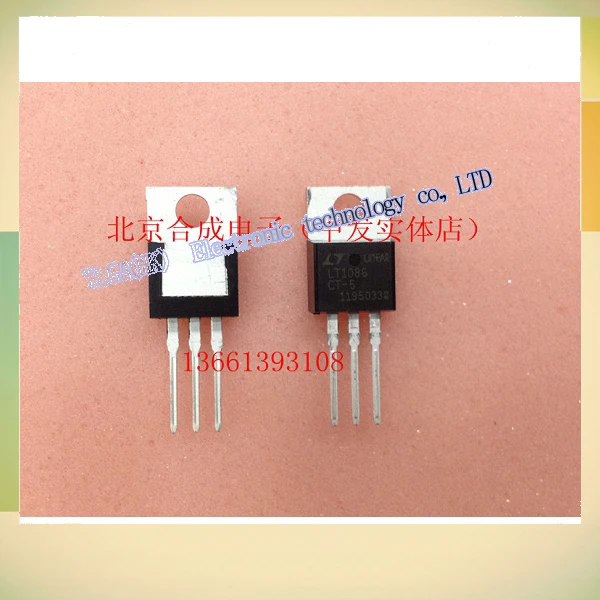 

10PCS -1lot LT1086 LT1086CT - 5 TO - 220-5 v into new imported from LT Free shipping