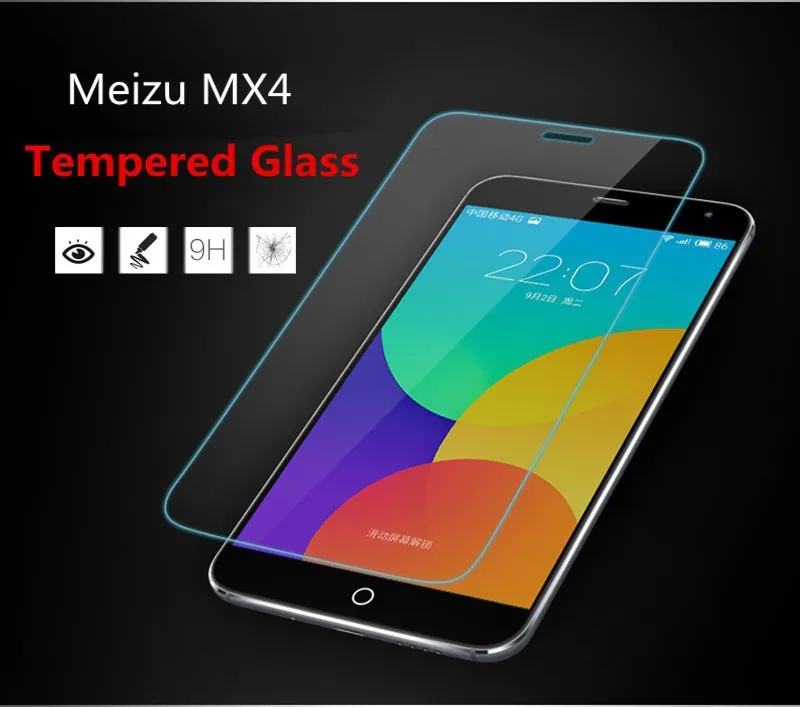 Защитная пленка для экрана переднее закаленное стекло Meizu M3 Note Blue Charm Note3 M1 M2 MX5 MX4 Pro