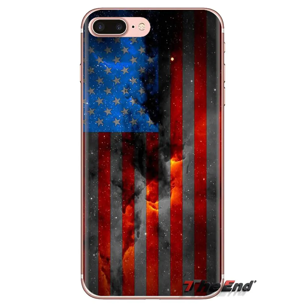 For Sony Xperia Z Z1 Z2 Z3 Z5 compact M2 M4 M5 C4 E3 T3 XA Huawei Mate 7 8 Y3II United States of America flag Mobile Phone Cover |