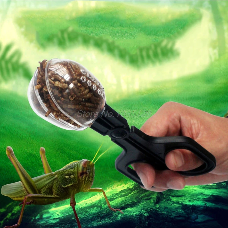 2018 Террариум для рептилий паук зажим крикета аквариумный наполнитель инструмент
