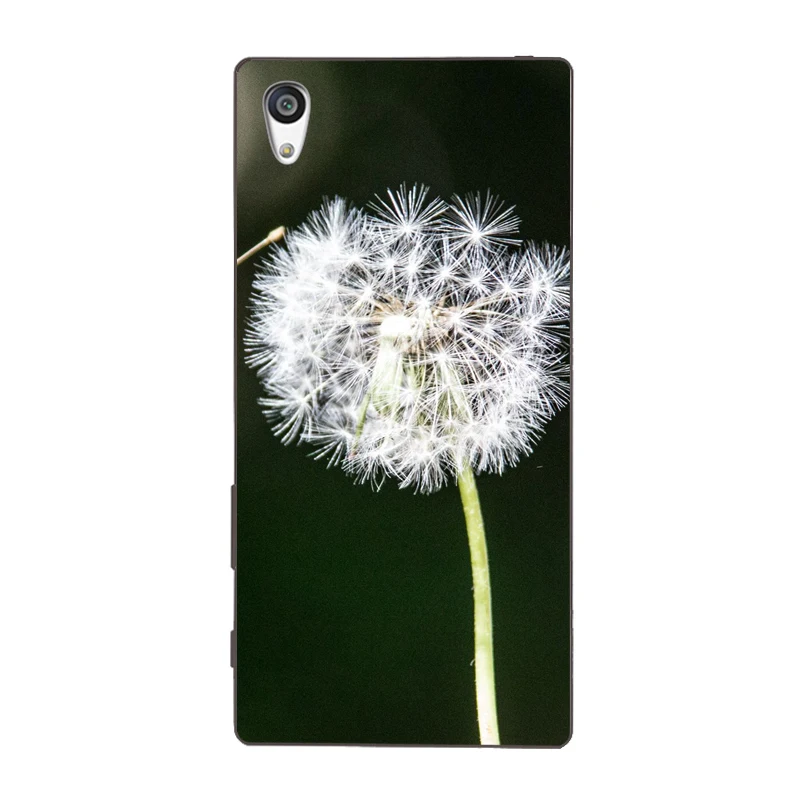 Dandelion flying flower Top Detailed Popular TPU soft case Cover For Sony Xperia Z Z1 Z2 Z3 Z4 Z5 compact Premium shell Coque |