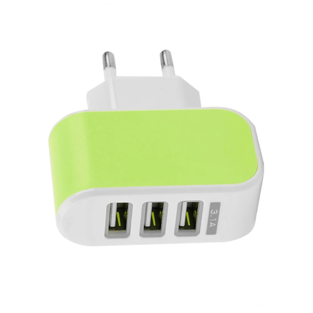 3 порта 3.1A тройной USB порт настенный домашний дорожный AC зарядное устройство адаптер зарядное устройство для мобильного телефона