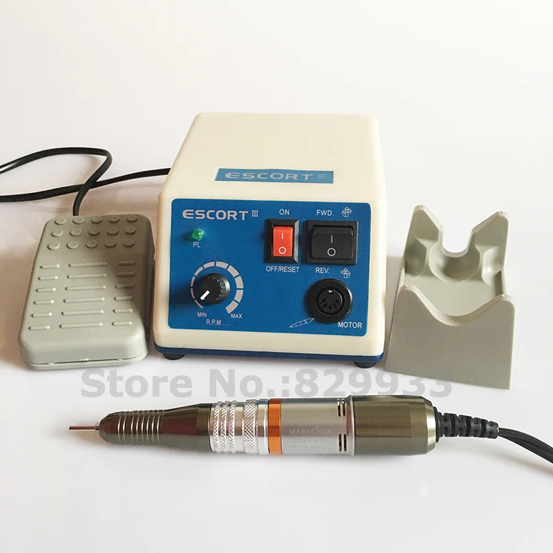 

New Escort-III Micromotor Original Korea SAEYANG MARATHON H20 Handpiece For jade, hobby, metal, dental, wood, jewelry, nail Art