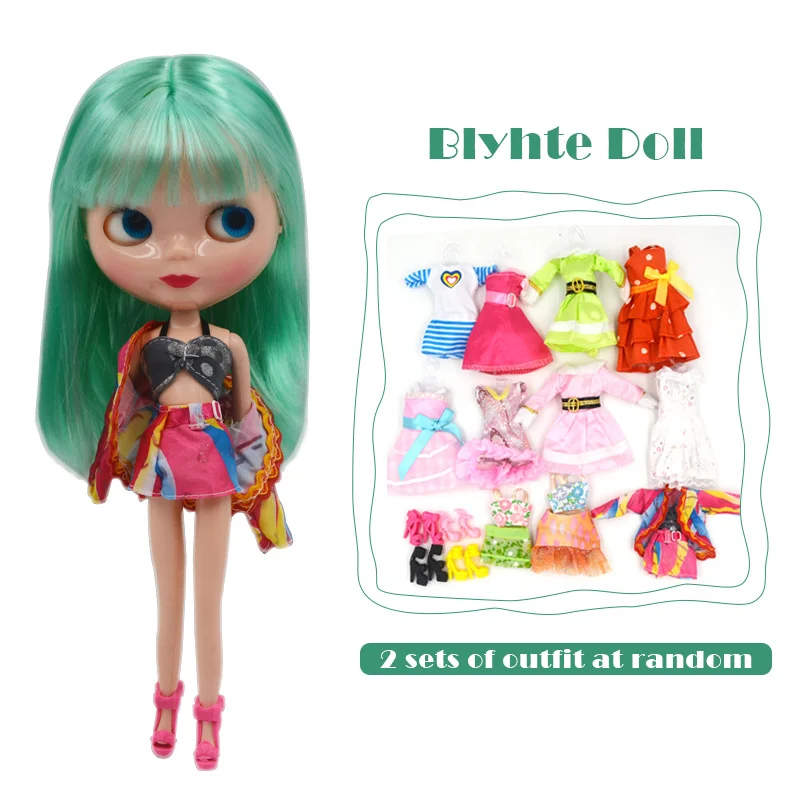 B8 -Outfit Заводская шарнирная кукла Blyth, Neo Blyth кукла Обнаженная Заказная блестящая кукла может изменить макияж и платье Diy, 1/6 шарнирные куклы - Цвет: B8 -Outfit