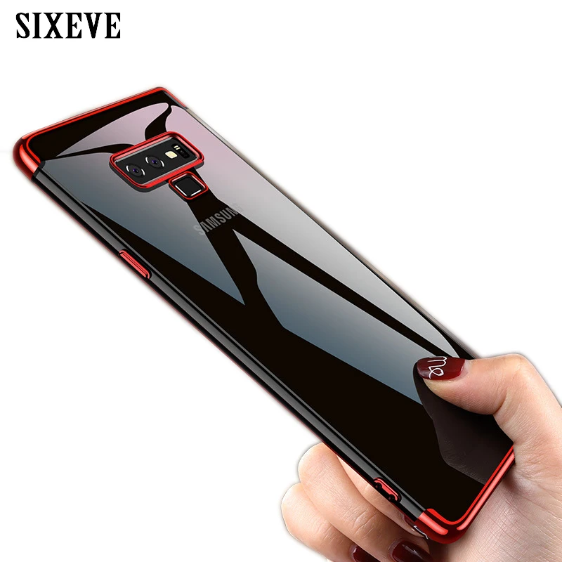 Роскошный прозрачный силиконовый чехол для Samsung Galaxy Note 9 8 A3 A5 A7 2016 2017 A6 A8 Plus 2018