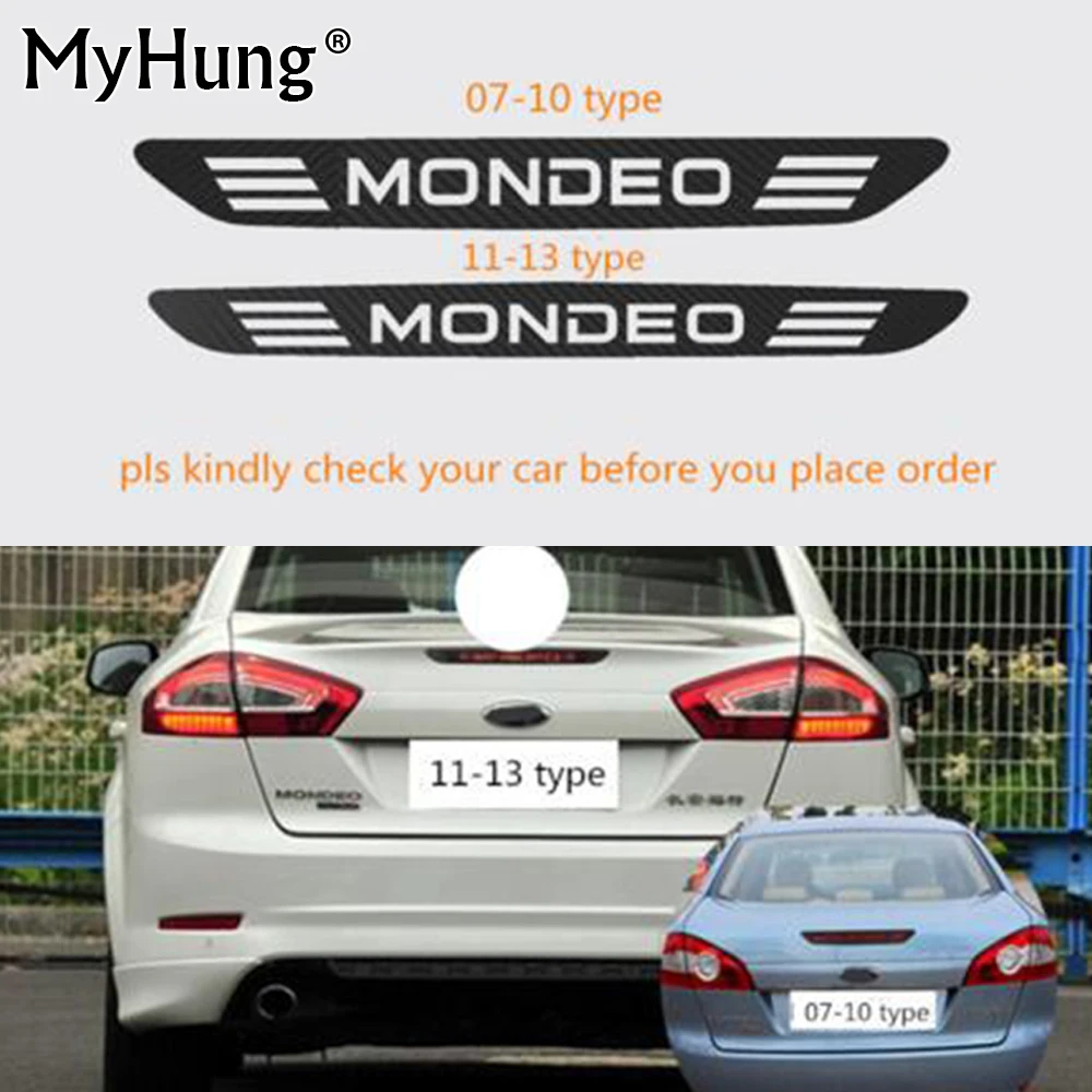Для Mondeo 2007 2010 для Ford 2011 2013 наклейка из углеродного волокна на заднее ветровое