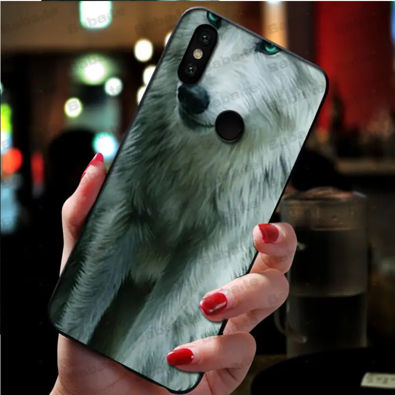 Новые чехлы для телефонов Babaite cool wolf face xiaomi mi 8se 6 mi8lite note2 note3 mix2 max2 max3 | Мобильные