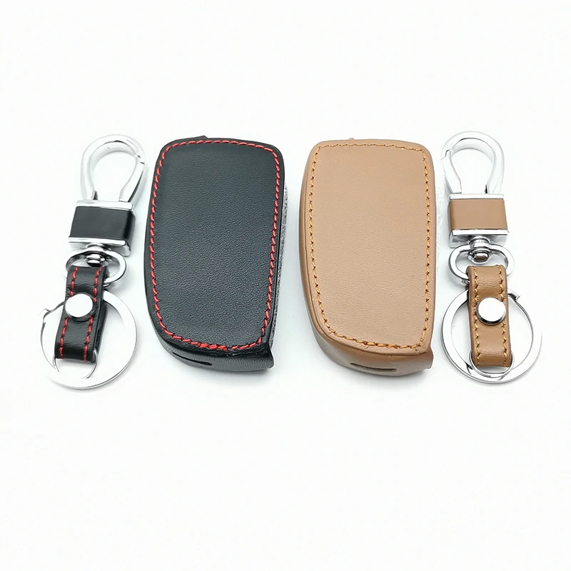 

3 Buttons High Quality Leather Key Cover Fob Shell Case for Nissan Qashqai X 3-Button Car Turn-Key Foldding Remote Case