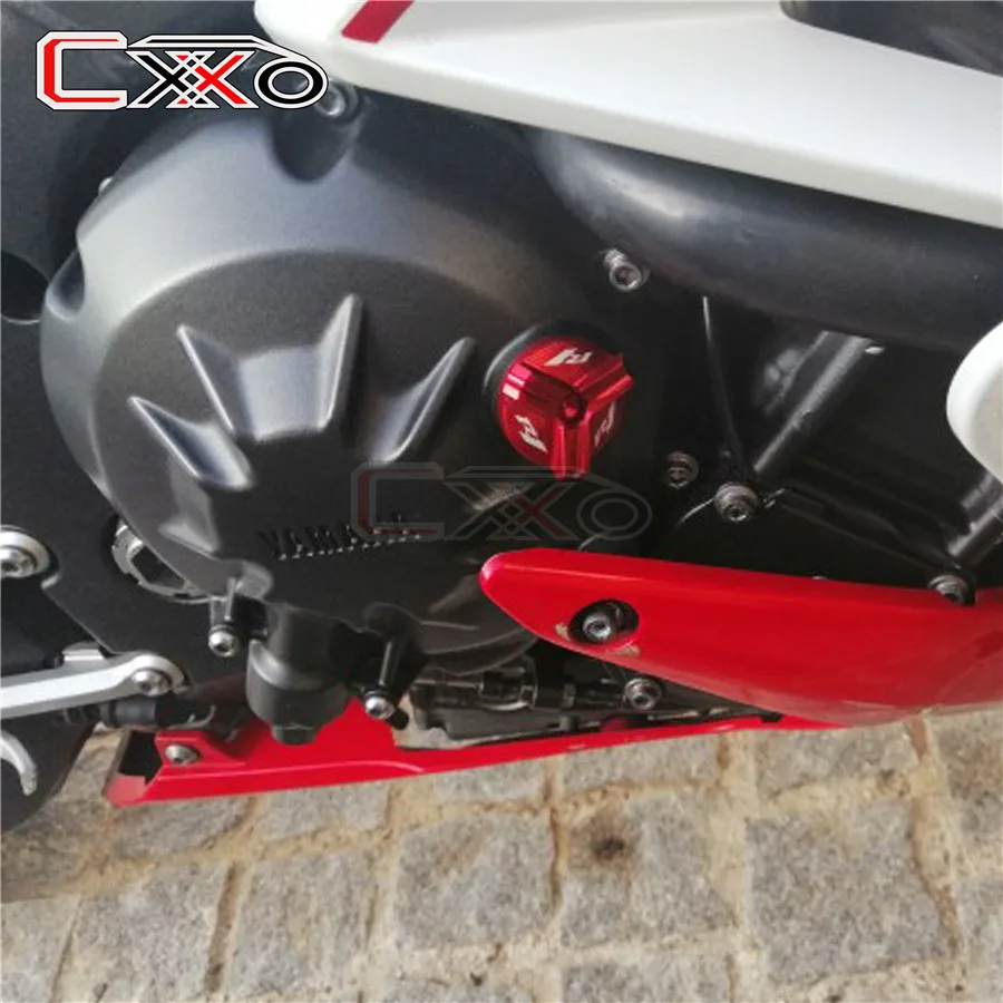 Крышка масляного фильтра мотоцикла для YAMAHA YZF R1 R1M R25 R3 R6 2015 2016 2017 2018 2019 с логотипом |