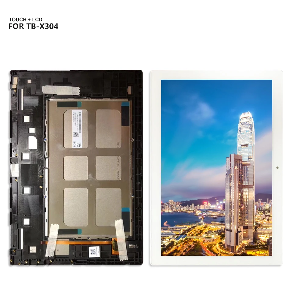 С рамкой для планшета Lenovo Tab 4 X304 TB X304L X304F X304N ЖК дисплей с сенсорным экраном