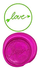 Пользовательские старинные любовь воск уплотнение штамп роскошный латунный