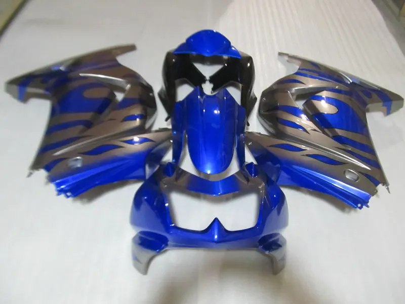 Обтекатель для Кавасаки ниндзи ZX250R 08 09 10 12 EX250 ZX 250R 2008 2010 2012 ABS серый синий