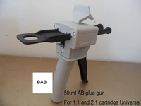 wholesale 5 pcs epoxy resin ab glue caulking gun 50 ml 21 11 universal manual dispense mixing gun adhesive bonding extrusion