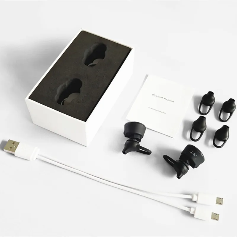 Twins Mini Wireless Bluetooth Earphone Handsfree Noise Cancelling Dual Tiny Headsets with Microphone Music Earbuds | Электроника