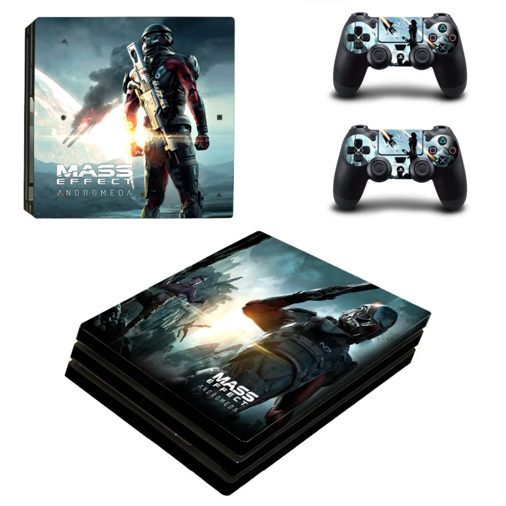 Mass Effect Андромеда PS4 Pro переводная картинка наклейка для Sony PlayStation 4 консоли и 2