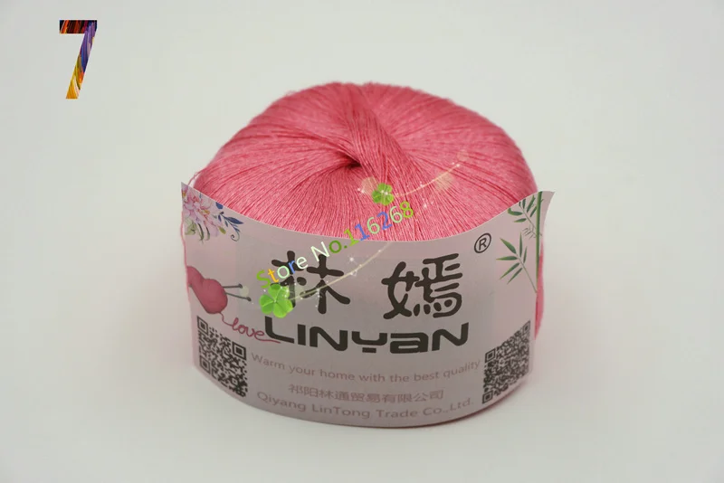 picture color 6 шт.* 100 г крючок, вязаная пряжа, нить для плетения, нить для вязания, игла, хлопчатобумажная пряжа для вязания, linha de croche t59 - Цвет: picture color