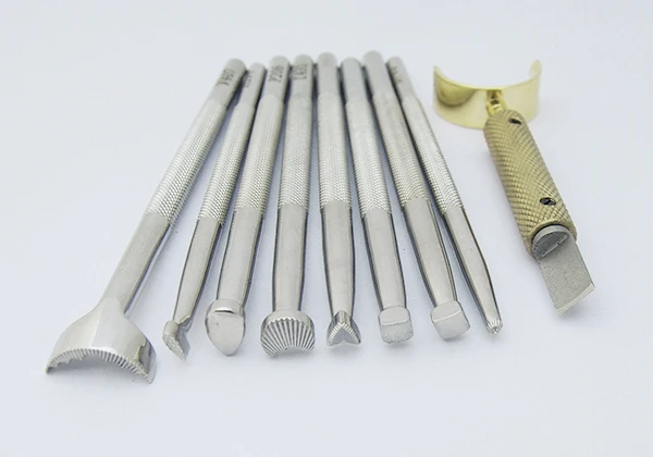 Резьба по коже PGFLeather 9 шт. инструмент для резьбы коже|leather tools carving|tools carvingtool tool |