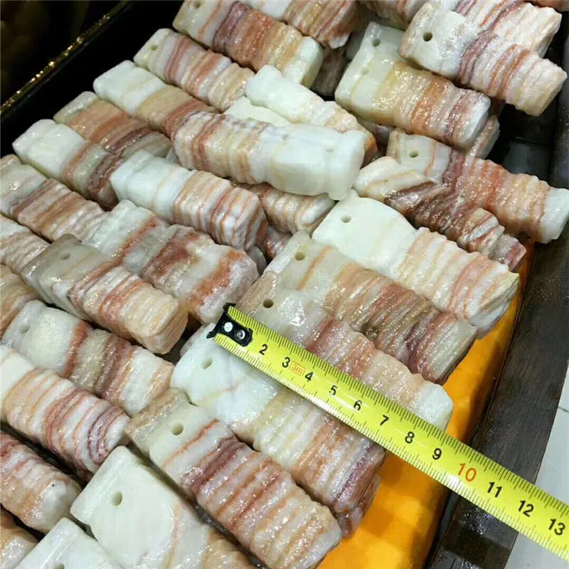 Натуральный кварцевый камень мясо камни свинина живот бекон коллекция