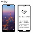3D изогнутый край Полное покрытие закаленное стекло для Huawei P20 защита для экрана противовзрывная пленка для Huawei P20 защитное стекло