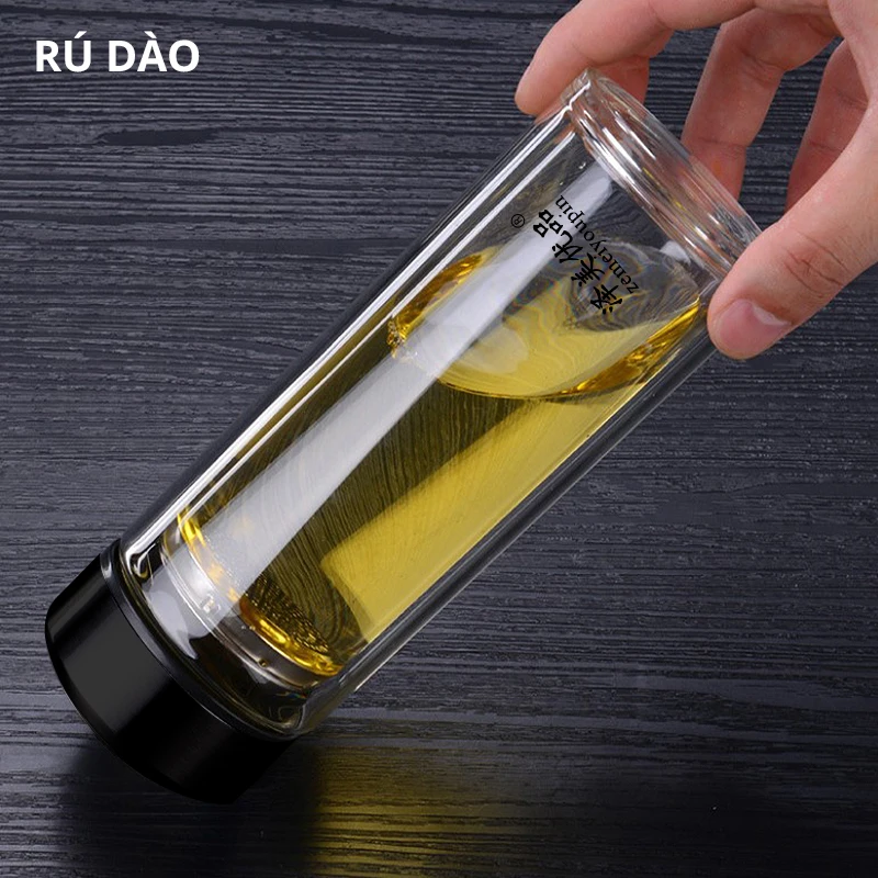 Бутылка для воды RUDAO в деловом стиле стеклянная бутылка с фильтром заварки чая из