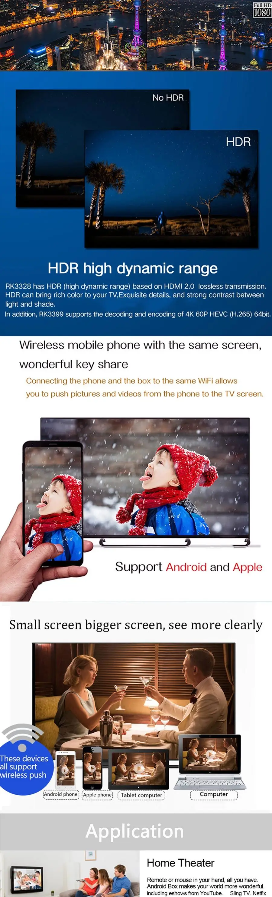H96 MAX Plus Android 8,1 tv Box H.265 Dual 2,4G/5G Wifi RK3328 четырехъядерный blutooth 4,0 4K 4GB 32GB Медиаплеер PK H96 Pro box